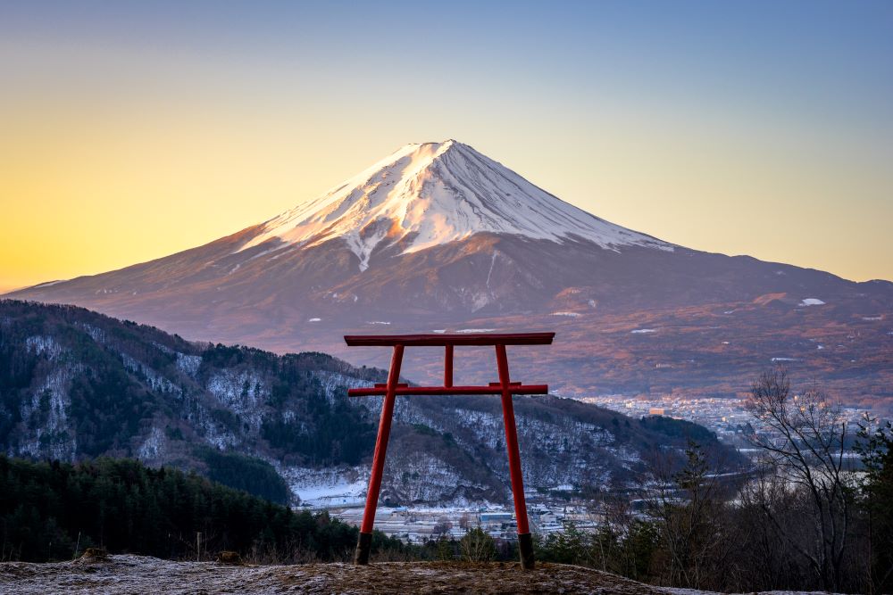 富士山遥拝所・天空の鳥居